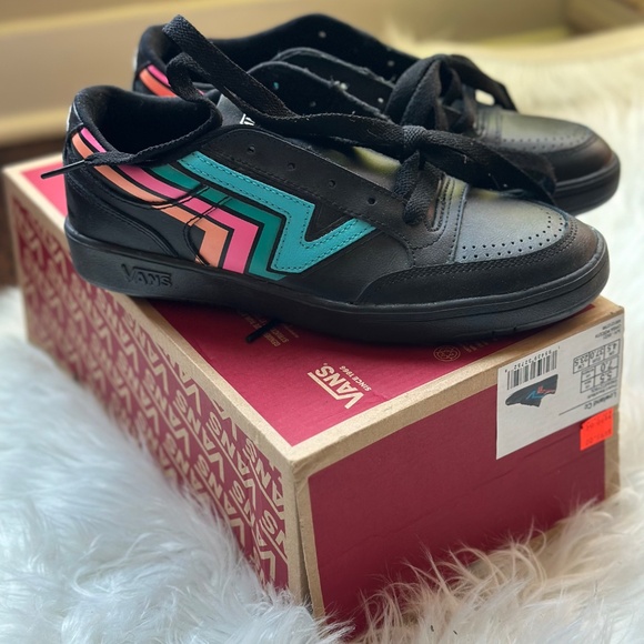 New in Box • Vans • Retro Lowland CC • Black + Multi • Size 7 - Picture 10 of 10